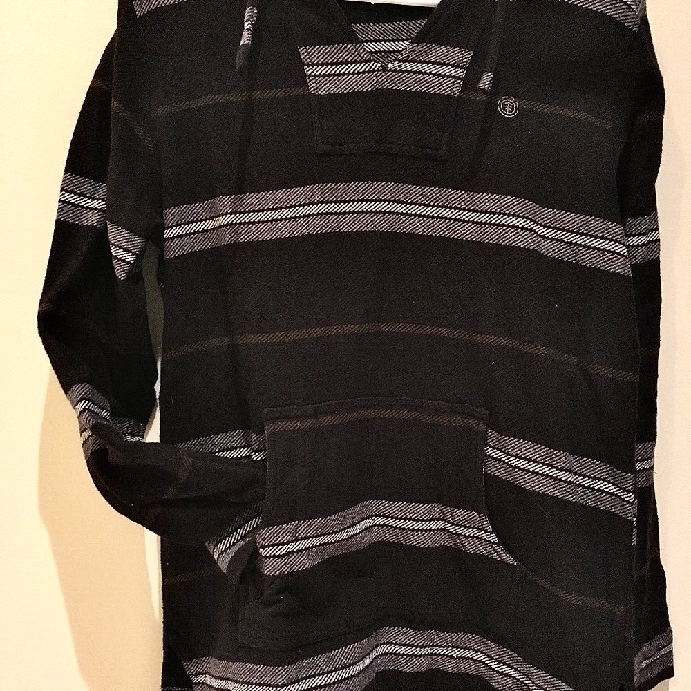 Element Boho Black Hooded Pullover